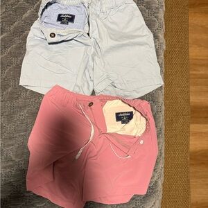 Club Monaco Light Blue and Pink Shorts